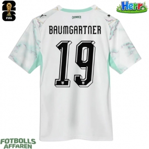 Österrike Christoph Baumgartner #19 Bortatröja VM 2026 Kortärmad